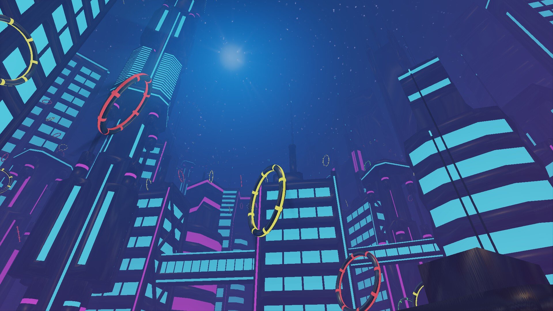 Neon Heights Rings Cover Image